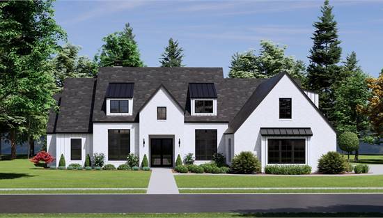 Striking Modern Farmhouse with European Influence