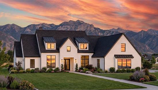 Striking Modern Farmhouse with European Influence