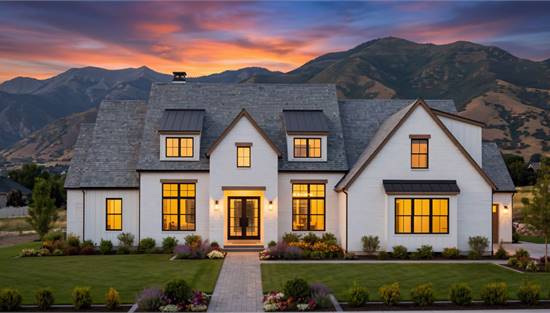 Striking Modern Farmhouse with European Influence