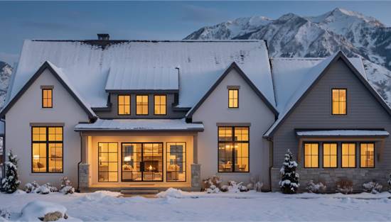 Exceptional Modern Farmhouse with Large Windows