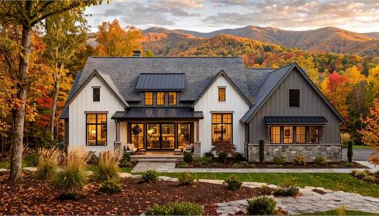 Exceptional Modern Farmhouse with Large Windows