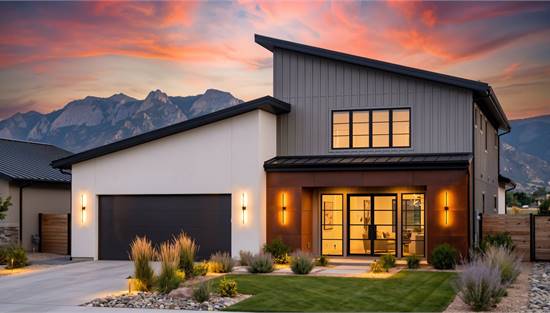 Stunning Contemporary with Attached Garage