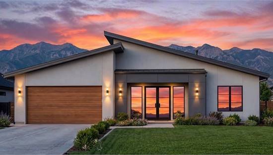 Stunning Contemporary with Attached Garage