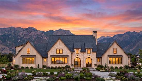 Sprawling European Ranch with Tudor Styling