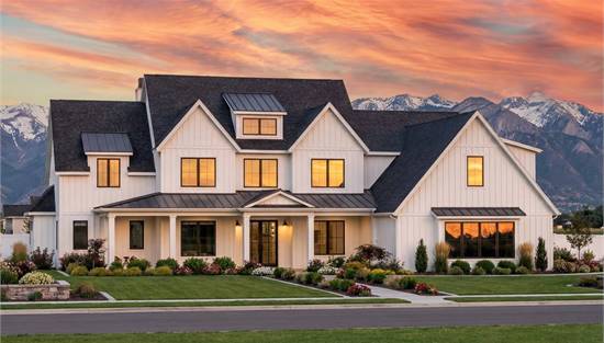 Modern Farmhouse with Large Covered Porch