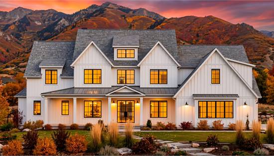 Modern Farmhouse with Large Covered Porch