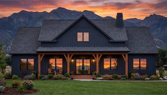 Stylish Ranch with Covered Front Porch