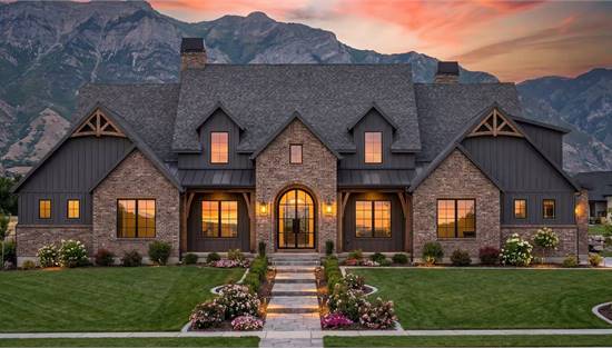 Beautiful Symmetrical European Ranch