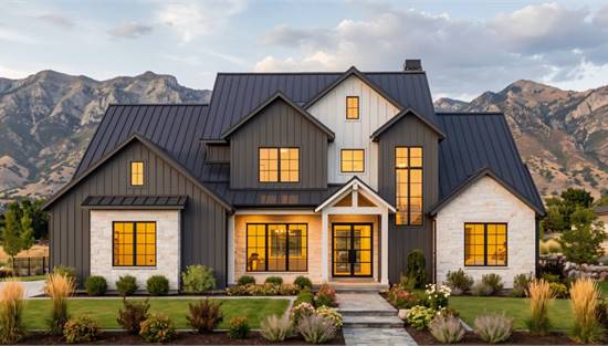 Stylish Farmhouse with Attached Garage