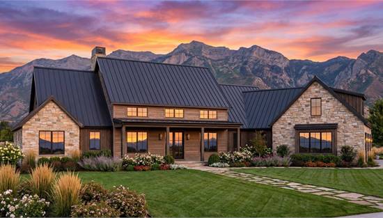 Stylish Country with Attached Garage