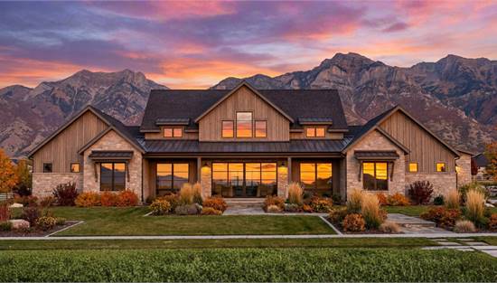 Beautiful Ranch Farmhouse with Covered Front Porch