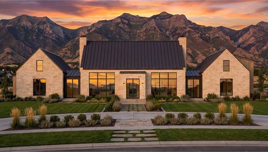 Stylish Scandinavian with Attached Garage