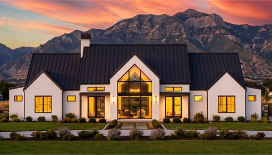 Modern Farmhouse with Gorgeous Cathedral Ceiling