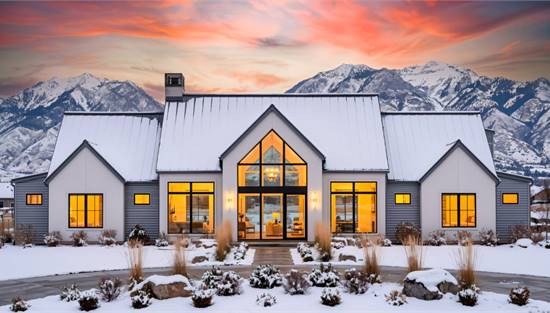 Scandanavian Ranch with Stunning Windows