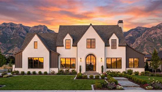 Stylish French Country with Attached Garage