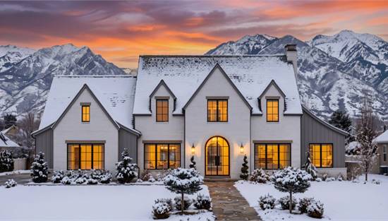 Stylish French Country with Attached Garage