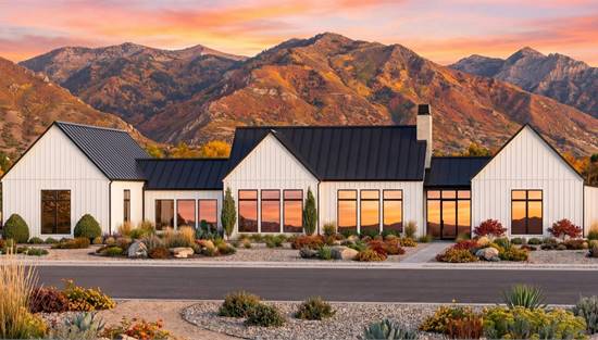 Stylish Farmhouse with Attached Garage