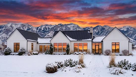 Stylish Farmhouse with Attached Garage