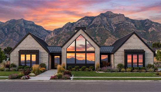 Stylish Contemporary with Attached Garage