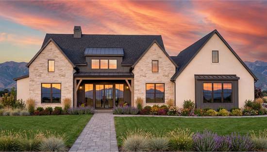 Stylish Farmhouse with Attached Garage