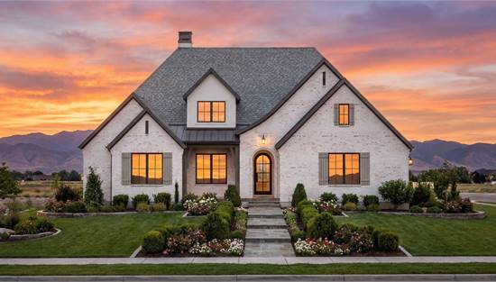 Stylish French Country with Attached Garage