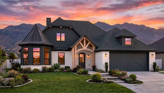 Charming French Country with Attached Garage