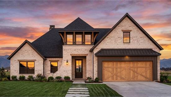 Stylish Mediterranean with Attached Garage