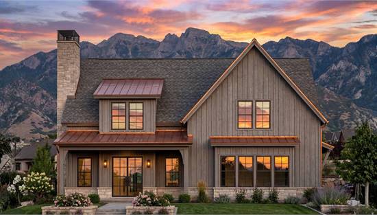 Beautiful Modern Farmhouse with Covered Front Porch