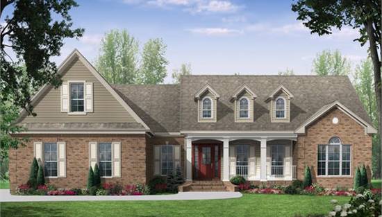 image of traditional house plan 6569
