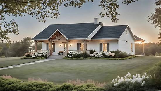 Charming Cottage Country Farmhouse for View Lots