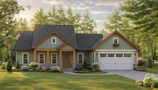 Charming Craftsman with Covered Entry
