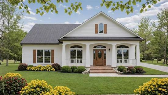 Timeless Country with Front Porch