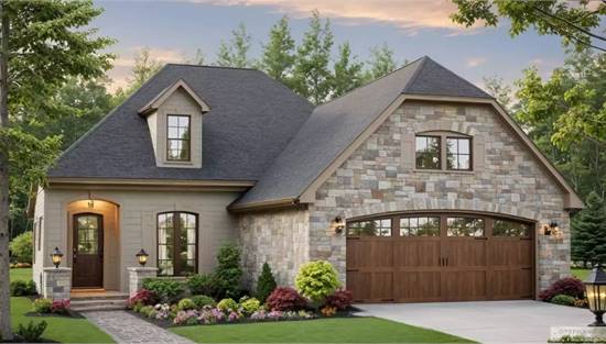 Charming European with Attached Garage