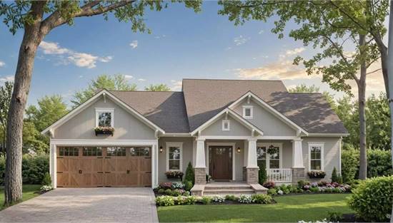 Stylish Farmhouse with Attached Garage