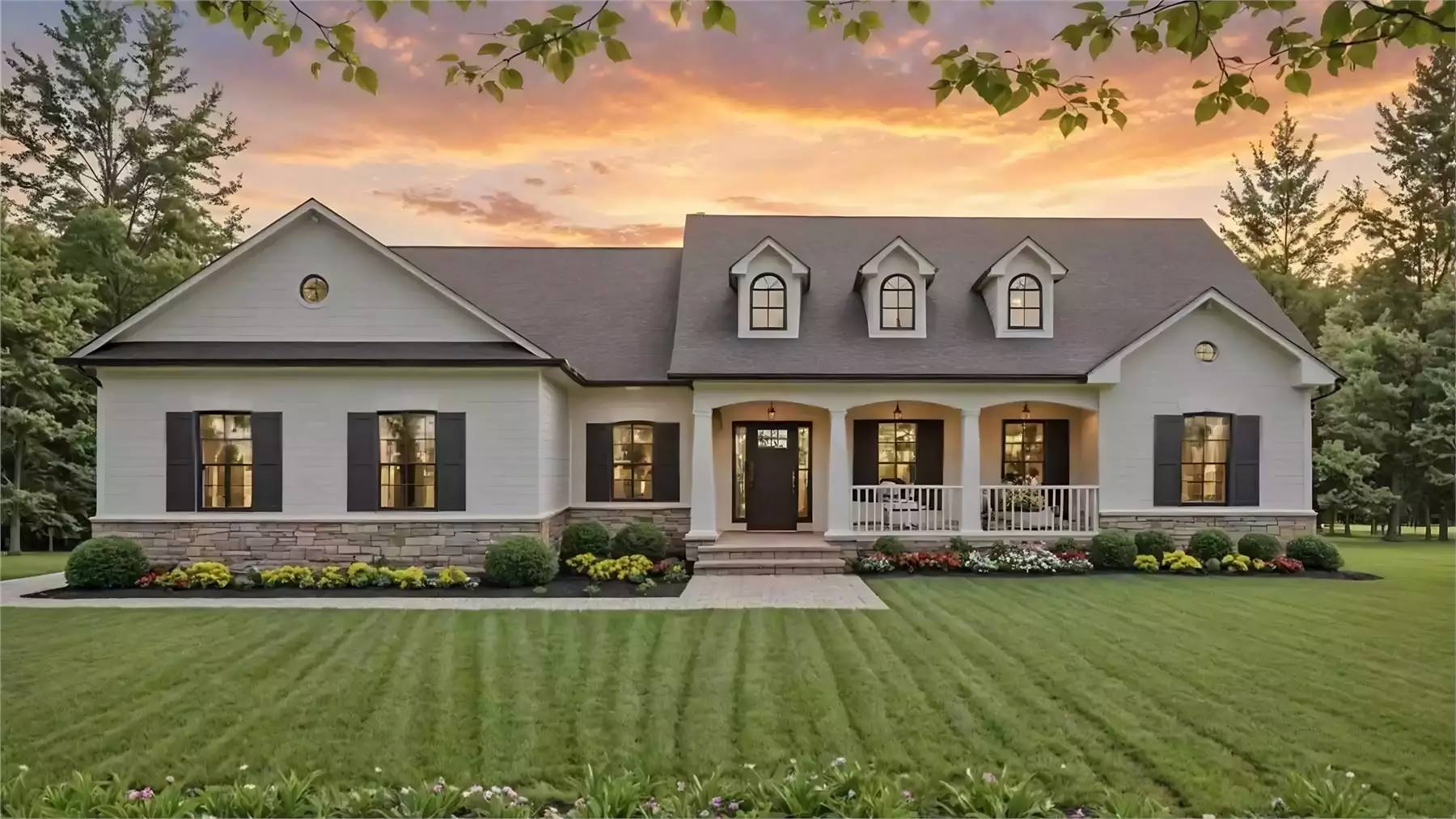 Ranch with Side-Entry Garage
