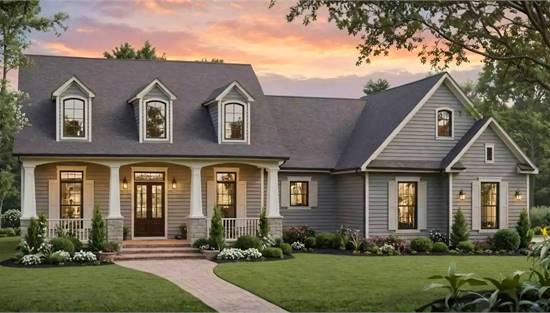 Stunning Farmhouse with Attached Garage