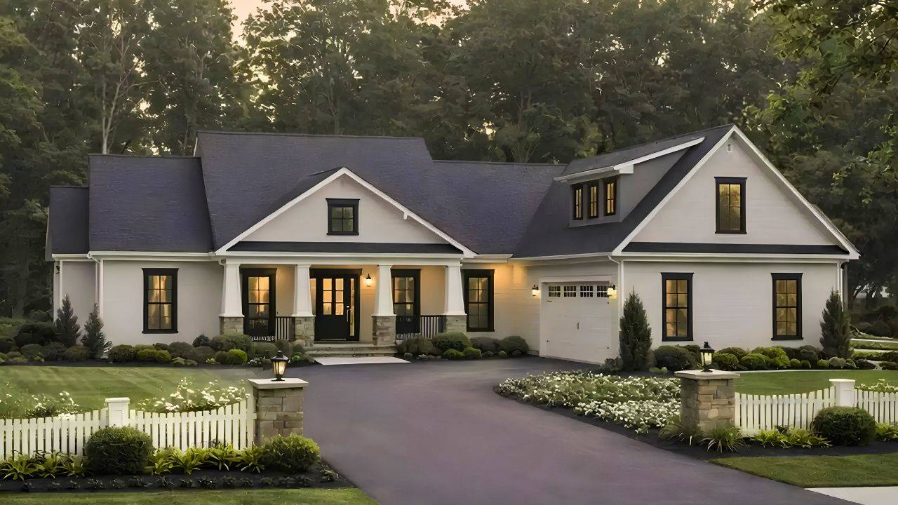 Stunning Farmhouse with Attached Garage