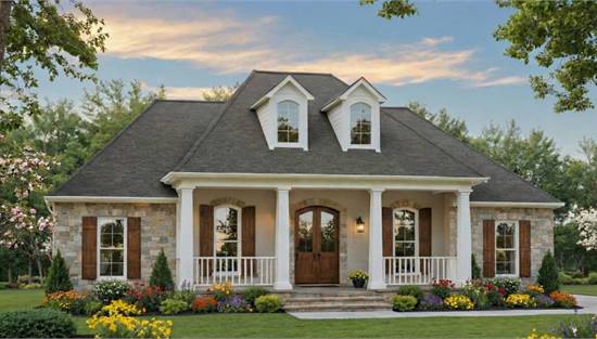 Timeless Country with Attached Garage