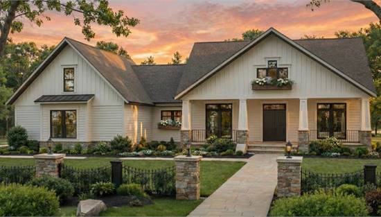 Stunning Farmhouse with Attached Garage