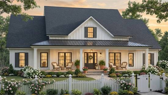 Stylish Farmhouse with Front Porch