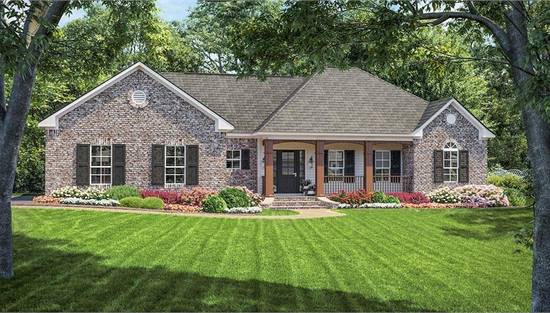 image of traditional house plan 5696