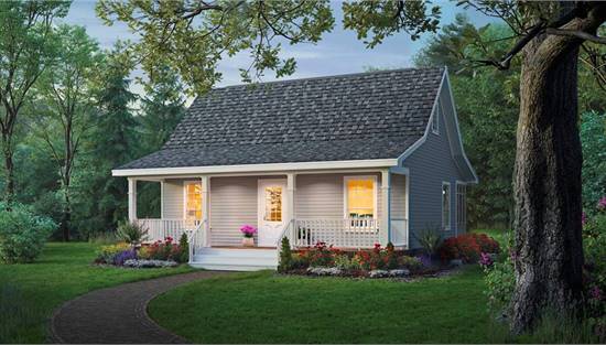 image of tiny house plan 6409