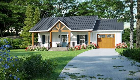 image of tiny house plan 9870