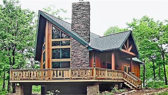 Luxury Mountain Craftsman Home Plans