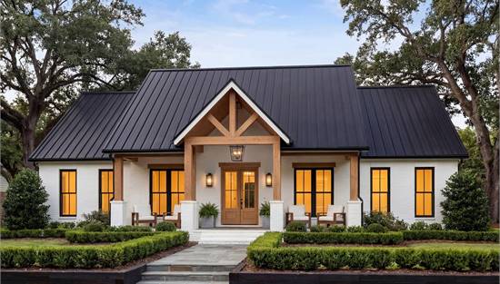 One Story Ranch with Timber Accents