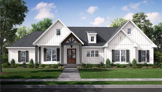 Modern Farmhouse with Optional Bonus Room