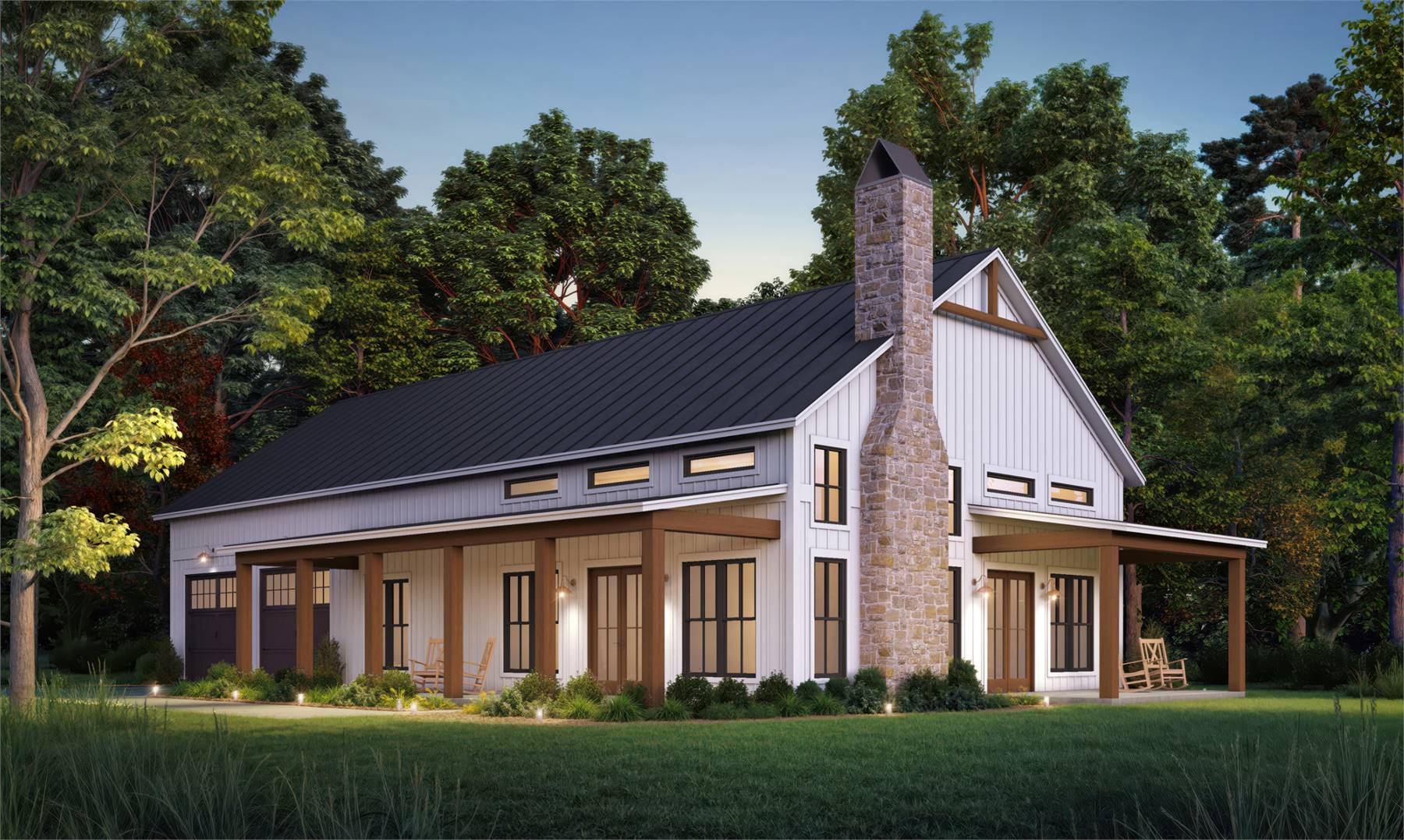 Barndominium with Fabulous Wraparound Porch