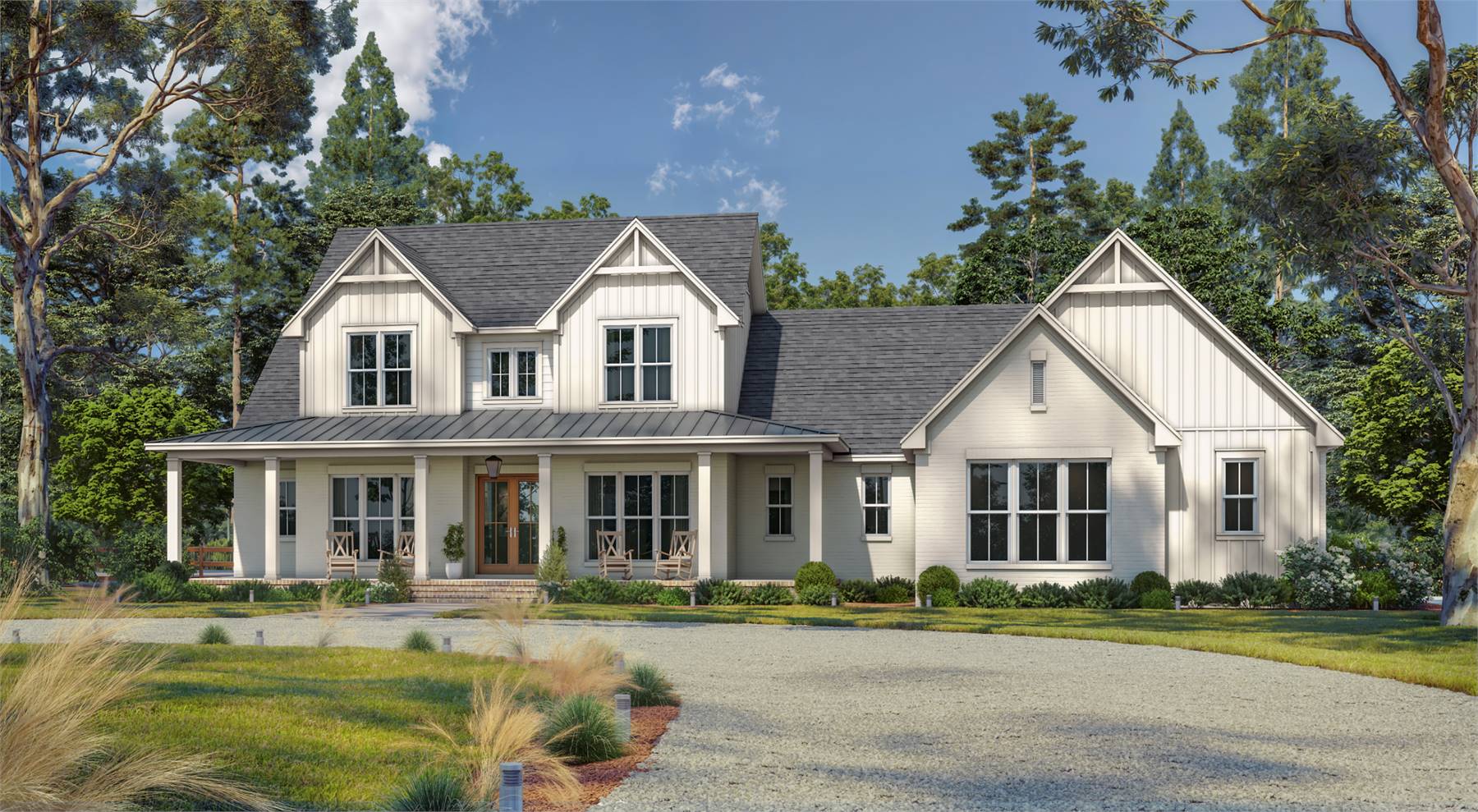 Charming Traditional Farmhouse with Covered Front Porch