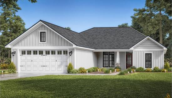 Charming Modern Farmhouse with Covered Entry