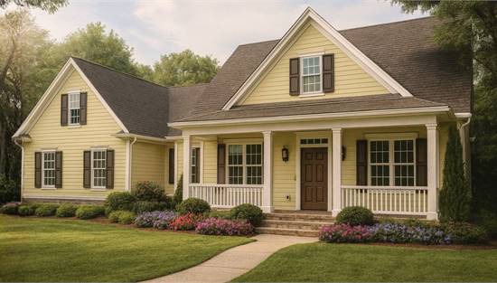 Stylish Farmhouse with Attached Garage